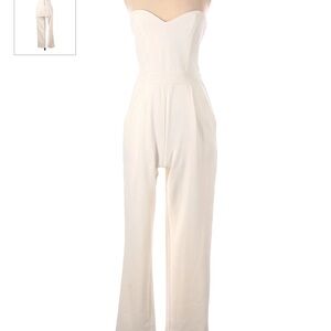 Express white jumpsuit size 2